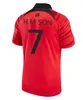 Südkorea Fußballtrikot neu 2024 2025 Heung-min Sohn Kang in der Lee Nationalmannschaft 23 24 25 Fußball-Hemd-Männer Kids Kit Home Away MEN Uniform Red Black Fan Player Version
