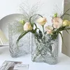 Vases Ornements de ménage décoration de salon créative arrangement de fleurs transparentes