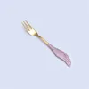 Dinnerware Sets 304 Stainless Steel Spoon Fork Coffee Stirring Ice Cream Fruit El Restaurant Cooking Tableware