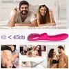Andra hälsoskönhetsartiklar kraftfulla AV-livliga dildos magiska trollstav för kvinnor 10 lägen klitoris stimulator g-spot vaginal massager vuxen q240426