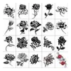 Tatuaje Transferencia de plumas Butterfly Tattoos Tattoos para mujer Protección del cuerpo Tattoo 3d Rose Flower Anime Pegatinas falsas impermeables 240427