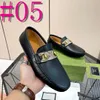 40Model 2024 Luxury Brand Leather Men Sapatos Casuais Designer de moda Menções Mocassins deslizam em sapatos de condução mais tamanho 38-46