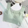 Bras Ice Silk Seamless BRA Women's Tank Top Sports Push-up senza fare un filo