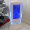 Bureaubafel klokken kalender klok digitale led klok desktop klok bedtemperatuur muziek verlichting multifunctionele luie wekker