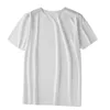 Mens Summer Ice Silk Short Sleeve TShirt VNeck Plain Solid Color Seamless Tops Cool Quick Dry Breathable Slim Blouse Drop 240419