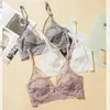 Women's Panties Womens lace bra deep V-shaped lingerie wireless bra B-cup beauty back bra 3/4 cup sexy thin lingerieL2404