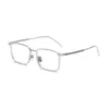 Anteojos ópticos para hombres para hombres mujeres retro gms 611 lámina de moda de diseñador gafas marco titanio elasticidad detallada estilo cuadrado placa de lente de luz anti-blue con caja