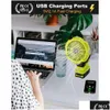 Other Construction Tools Taingwei Portable Clip On Ryobi 18V Battery Powered Stroller Fan With 3 Energy Efficient Speed Settings For B Dhelr