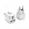 MICE ADAPTER PLIGNE EU CN AMÉRICAINE À UE EURO Corée européenne Russie FR Adaptateur de voyage universel 2pin AC CONVERTER ADAPTER