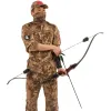 Pijl 60 inch boogschiet boog recurve boog 3050 pond takedown boog buit buiten rode houten jacht schiet boog