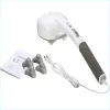 Massager Ny multifunktion anjon Cervical 4 Massage Heads Electric Body Massage Hammer Neck Axel midja Benmassager