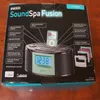 Homedics SS-6510 Soundspa Fusion AM FM Alarm Clock Radio와 iPod 도킹 스테이션 6 자연 사운드 및 LCD 디스플레이 2373