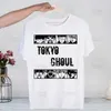 Men's T-Shirts Tokyo Ghoul Harajuku Man T Shirts Tops Design Kaneki Ken Japanese Anime Ts Shirt Short-Slved Aesthetic Anime T Shirt T240425