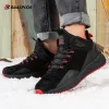 Boots Baasploa New Winter Sneakers for Men Cotton Shoes Waterproof Nonslip Casual Running Shoes Fashion Man Winter Shoe Walking Shoes