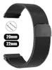 Watch pasms Milanese Loop odpowiedni dla Samsung Galaxy Watch 6/4/5/Pro/4 Klasa/Active 2/Gear S3 z bransoletką 20 mm 22 mm odpowiednią dla paska GT 3-2E 240424