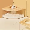 Cages hamster salle de bain maison sable de sable complet