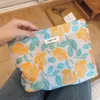 Bolsas de cosméticos Bolsa de algodão de maquiagem coreana para mulheres necessariamente maquiagem Organizador de viagens de viagem Floral Cosmetics Casos de lápis