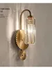 Wandlampen retro modern licht luxe kristallen gouden slaapkamer bedkamer bedlamp woonkamer gangruimte gangpad led decoratieve sconces lichten