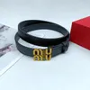Belt Designer Women's Belt Officiell webbplats 1: 1 Samma högkvalitativa Cowhide Classic Gold Logo Letter Men's Belt