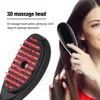 Electric Spray Massage Comb Head Meridian Massager Anti Hair Loss Physiotherapy Apparatus Red Blue Light 240425