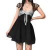 Casual Dresses CHQCDarlys Women S Lingerie Sexy Nightgown Sleepwear V Neck Dress Chemise Nightie Lace Sheer Mesh Babydoll Nightdress