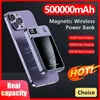 3D8R -Mobiltelefon -Strombanken Magnetic Wireless 30000mah 22.5W schnelles Ladegerät External Akku für Huawei Samsung iPhone 12 PD 20W Power Pack 240424 geeignet