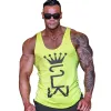 Camicie da uomo Tank Top Top Gym Workout Sleeveless Blouse Stringer Tops Tops Bodybuilding Muscle Muscle