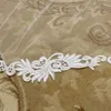 Свадебные украшения для кружевных аппликаций элегантная слоновая кость Свадебная вуали 3 метра соборная свадебная вуаль с расческом в один слой длинный вуаль для аксессуаров для невесты