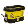 Gele en zwarte emmer met dweilgreep - Duurzaam reinigingsgereedschap voor thuis- en commercieel gebruik - Gemakkelijk te manoeuvreren en op te slaan