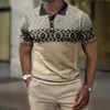 MEN MANDALL SPANCE 3D PRINT PRINT PRINT SHIRT EXGRESSION SHERT SLEEVE TOPS TOPS S5XL 240417