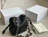 2024 new fashion design women classic cloud drawstring small Fuku bag cowhide material super all-in-one crossbody bag