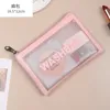 Transparent Cosmetic Bag Pvc Toiletry Bag Three-piece Set Translucent Pu Frosted Bathing And Swimming Storage Bag Large Capacity Female