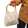 Totes Women Tasche Schöne chinesische Bambusblatthandtasche bestickte Handtaschen Geldbörse Ideal für Reiseschule und Arbeit