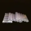 Bodes 100pcs Boîte de rangement de pièce transparente Capsules de monnaie en plastique rond