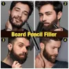 Compacts Filler a matita per uomini Black Brown Brawn 4Tip Penna barba impermeabile per il trucco naturale di lunga durata Maffi