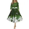 Casual Dresses Winter Dress for Women Plus Size Christmas Year