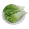 Decorative Flowers Artificial Lettuce Leave Home Party Kitchen Agricultural Product Collect Display