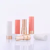 Botellas de almacenamiento 3 PCS redondeando el tubo de lápiz labial de oro mete rociado con mata mete