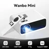 Projektory Wanbo Mini Protable Multimedia 720p Smart Projector Proyector Film Video Belka LED 250 ANSI Projector Full HD