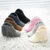 Boots Kidsun Baby Booties Girl Boy Prewalker Solid Infant Peuter First Walkers Soft Sole Antislip Boots pasgeboren mocassin