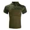 Taktyczne koszulki miękkie w kolorze taktycznym Bullet T-shirt męskie letnia koszula wojskowa safari koszulka armia kamuflaż koszulka turystyka Workat Work Work Mundur 240426