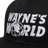 Ball Caps Waynes World Black Baseball Cap Style de mode broderie Snapback Hat Men Femmes Hip Hop Sport Chapeaux de sport extérieurs Caps de soleil J240425