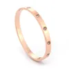 High Quality, Simple and Atmospheric Bracelets Bracelet Lovers Eternal Ring Buckle Full with carrtiraa original bracelets