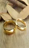 Tungsten Carbide Gold Wedding Rings for Women Par Förlovningsringar Set Jubileum Band 6mm för honom 4mm för Her65156213727171