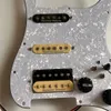 SSH Previred Guitar Strat Pickguard Set Ainico 5 Humbucker Pickups Cewki Przełącznik Multi Switch Wiązki, do części zamiennej gitary elektrycznej FD St