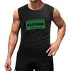 Men's Tank Tops Contains Salvage Item Team Member Top Sleeveless Working Vest Jackets Gym For Men