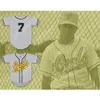 Niestandardowe Jimmy Morris 7 Big Lake Owls Away Baseball Jersey The Rookie Nowy dowolny numer nazwy TOP STITCHED S-6XL