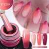 Nagellackmöte över 7 ml termisk gel nagellack ultratunna 3 lager temperaturbyte blöt av nagelkonstgellack för manikyr Y240425