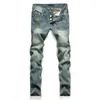 Men's Jeans Jeans denim mens fashion vintage Trousers regular fit straight tear brand new pants Simple Plus sizeL2404