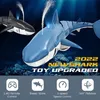 Smart RC RC Remote Controlled Shark Charging Bionic Electric Motor Simulazione di pesce dondolo Giochi d'acqua per bambini estivi 240417